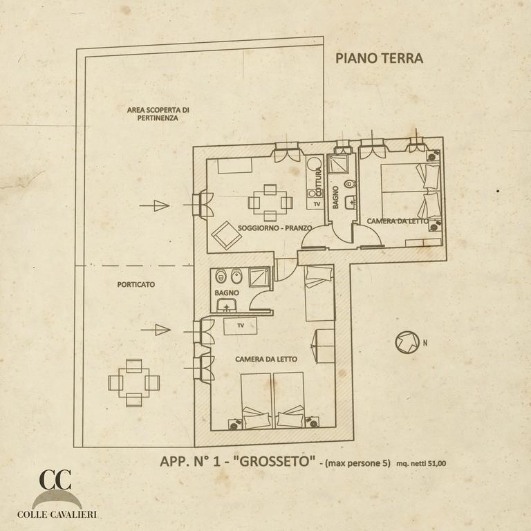 Colle Cavalieri - Country House Gavorrano Eksteriør billede